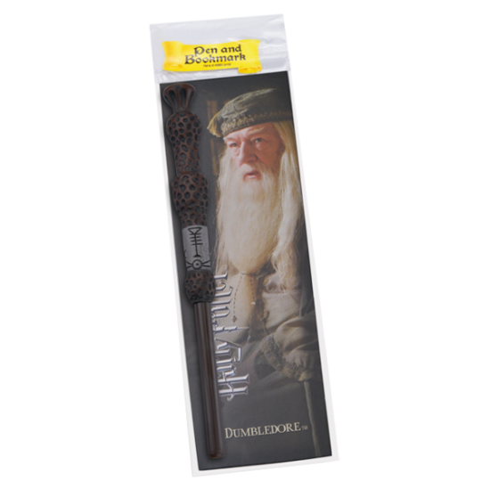 HARRY POTTER ★ Albus Dumbledore Wand Pen and Bookmark ＆ Hot Sale