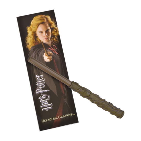 HARRY POTTER ★ Hermione Granger Wand Pen and Bookmark ＆ Hot Sale