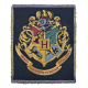 HARRY POTTER ★ Hogwarts Crest Woven Throw ＆ Hot Sale