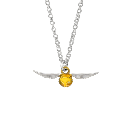 HARRY POTTER ★ Golden Snitch Sterling Silver Necklace ＆ New Product