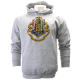 HARRY POTTER ★ Grey Hogwarts Crest Hooded Jumper ＆ New Product