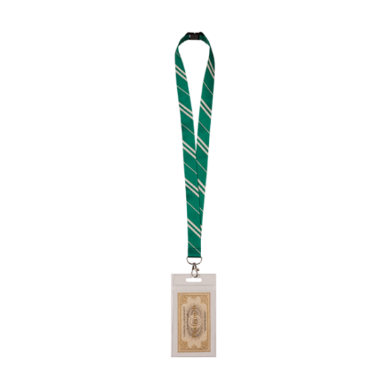 HARRY POTTER ★ Slytherin House Tie Lanyard and Ticket ＆ Hot Sale