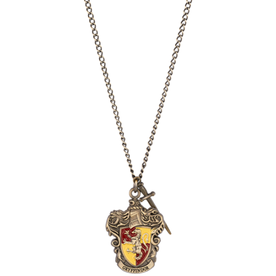 HARRY POTTER ★ Gryffindor House Crest Necklace ＆ New Product