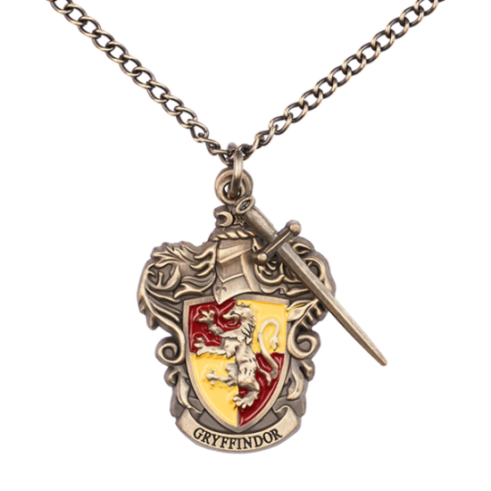 HARRY POTTER ★ Gryffindor House Crest Necklace ＆ New Product