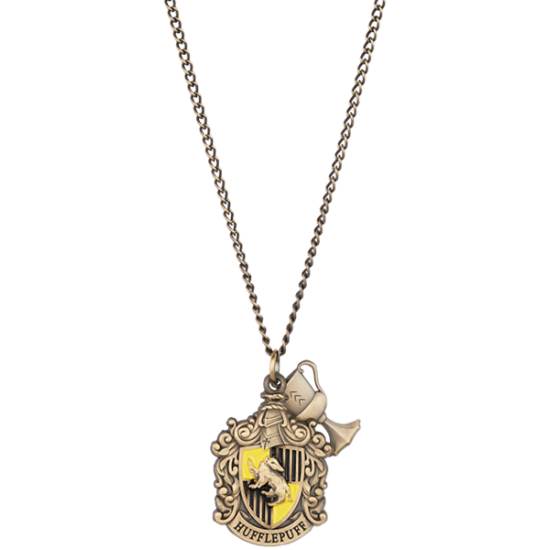 HARRY POTTER ★ Hufflepuff House Crest Necklace ＆ New Product