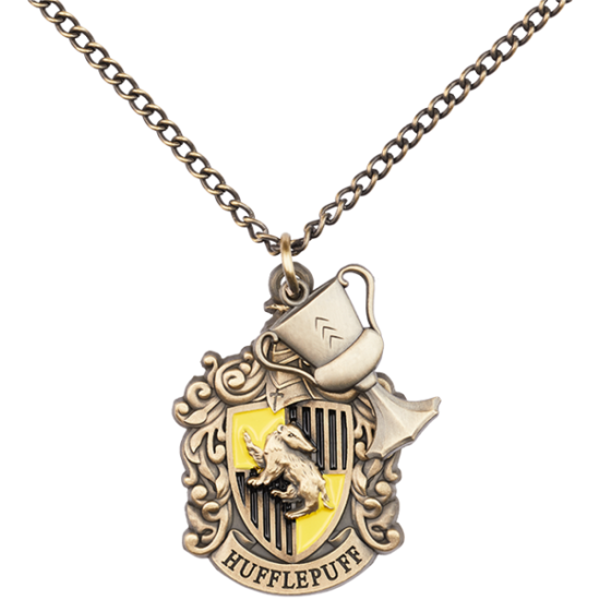 HARRY POTTER ★ Hufflepuff House Crest Necklace ＆ New Product