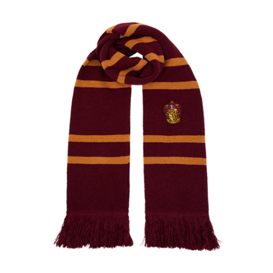 HARRY POTTER ★ Gryffindor Knitted Crest Scarf ＆ New Product