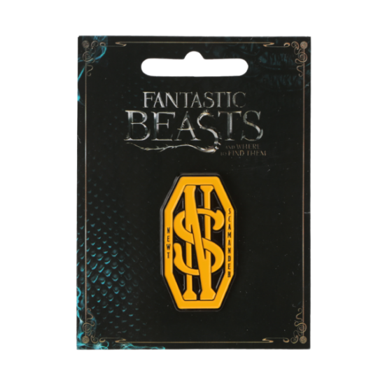HARRY POTTER ★ Fantastic Beasts Newt Scamander Initials Pin Badge ＆ Hot Sale