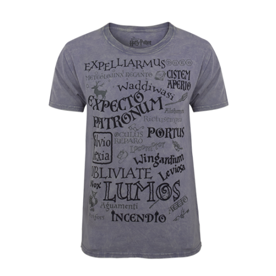 HARRY POTTER ★ Flocked Spell T-shirt ＆ New Product